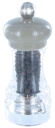 MARLUX p286.118334 Pfeffermühle Acryl Transparent/Taupe glänzend 4,5 x 4,5 x 11 cm MARLUX p286.118334 Pfeffermühle Acryl Transparent/Taupe glänzend 4,5 x 4,5 x 11 cm von DE BUYER