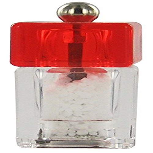 MARLUX s381.098386 Salzmühle, Acryl, transparent/rot 3,6 x 3,6 x 9,5 cm von Marlux