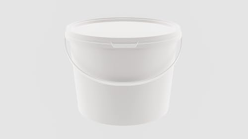 MARMOS-PLAST 1 x 3 Liter Eimer Set Weiß Kunststoffeimer mit Deckel stapelbarer Milch-/Vorratseimer Honigeimer Behälter Lebensmittelfreigabe Lebensmittelechte Leereimer für Mehl Wassereimer MARMOS-PLAST 1 x 3 Liter Eimer Set Weiß Kunststoffeimer mit Deckel stapelbarer Milch-/Vorratseimer Honigeimer Behälter Lebensmittelfreigabe Lebensmittelechte Leereimer für Mehl Wassereimer von MARMOS-PLAST