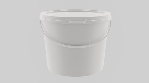 MARMOS-PLAST 1 x 5 Liter Eimer Set Weiß Kunststoffeimer mit Deckel stapelbarer Milch-/Vorratseimer Honigeimer Behälter Lebensmittelfreigabe Lebensmittelechte Leereimer für Mehl Wassereimer MARMOS-PLAST 1 x 5 Liter Eimer Set Weiß Kunststoffeimer mit Deckel stapelbarer Milch-/Vorratseimer Honigeimer Behälter Lebensmittelfreigabe Lebensmittelechte Leereimer für Mehl Wassereimer von MARMOS-PLAST