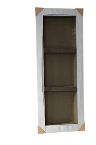 MARMOX Wandnische Wand mit Kleber - Ihre ideale Lösung für die Organisation und Dekoration Ihres Badezimmers und Duschbereichs. Wasserfest, Leicht und Wärmedämmend, rechteckiges Design, 300x400x87.5mm von Marmox