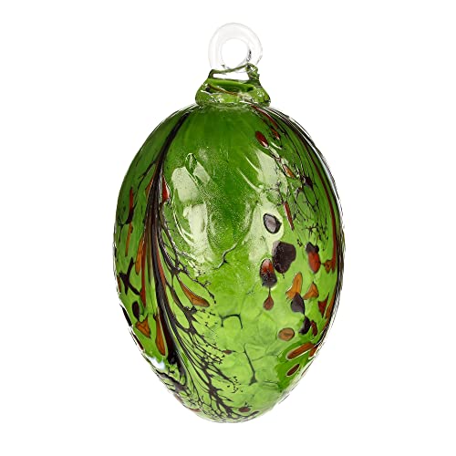 Marolin Handgefertigtes Osterei aus Glas, sattgrün von Marolin