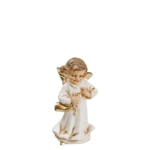 MAROLIN Musizierender Engel mit Horn, antikweiß, zu 10-11cm Figuren von MAROLIN