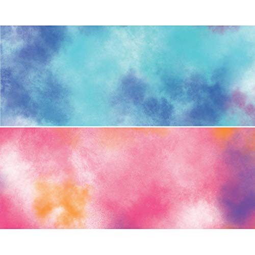 MarpaJANSEN Laternenzuschnitt Transparentpapier Nebel blau und pink, 24 Bogen, 20 x 50 cm von MARPAJANSEN