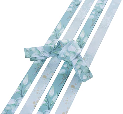 Papierstreifen Eukalyptus 450 mm lang 15 mm breit 80 Streifen Bastelpapier DIY von MARPAJANSEN