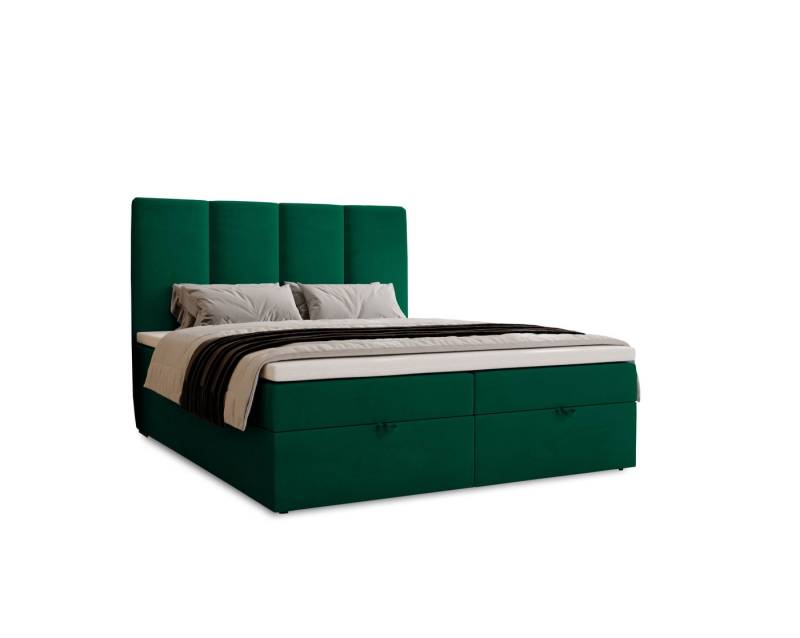 MARPUR Boxspringbett MALMO (Boxspringbett mit Bettkasten und Kopfteil, Füße, Anleitung) von MARPUR