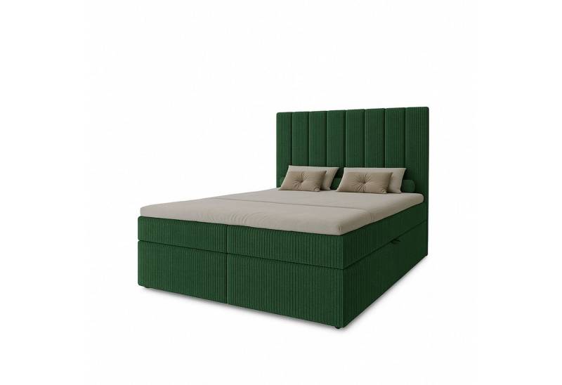 MARPUR Boxspringbett NERO MIL (Boxspringbett, Bettkasten, Matratze), Bettkasten inkl. Matratze von MARPUR