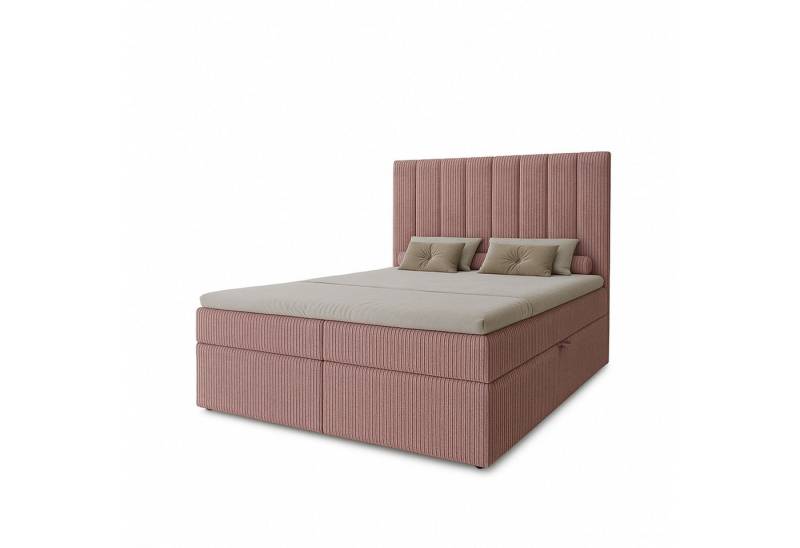 MARPUR Boxspringbett NERO MIL (Boxspringbett, Bettkasten, Matratze), Bettkasten inkl. Matratze von MARPUR