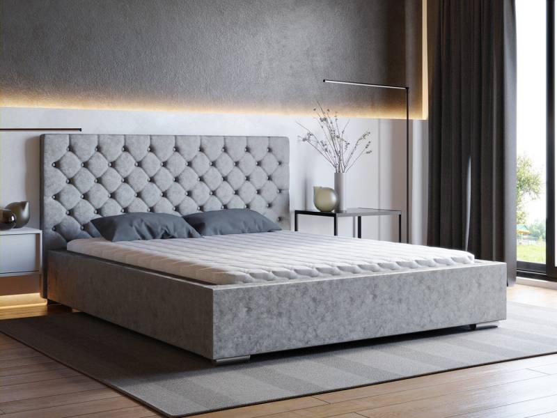 MARPUR Polsterbett GOLDEN (Polsterbett mit Bettkasten und Kopfteil, Lattenrost, Füße, Anleitung) von MARPUR