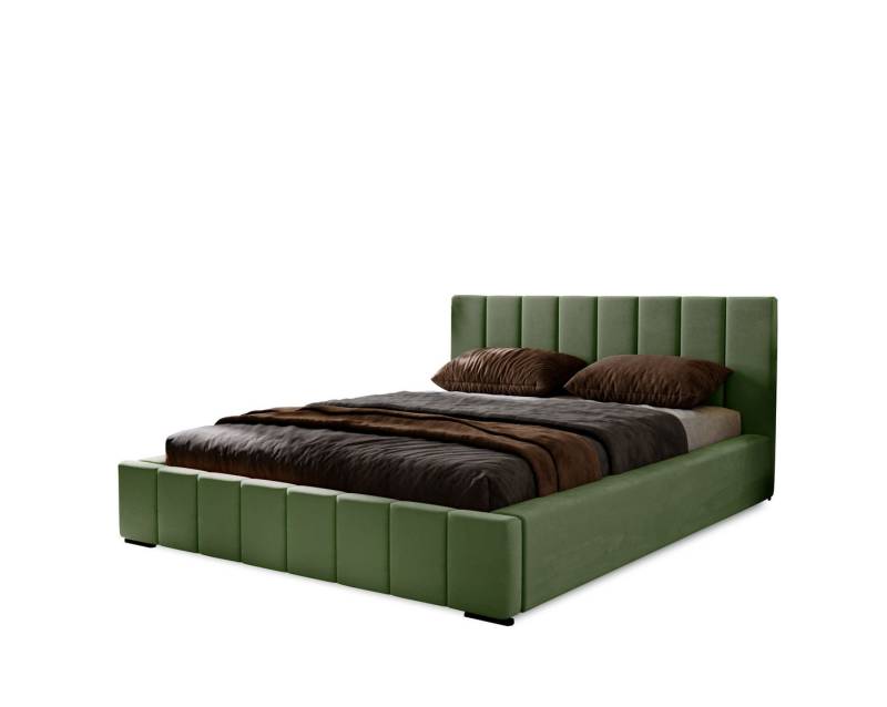 MARPUR Polsterbett Nero inkl. Schaummatratze SELEKT (Polsterbett mit Bettkasten und Kopfteil, Matratze, Lattenrost) von MARPUR