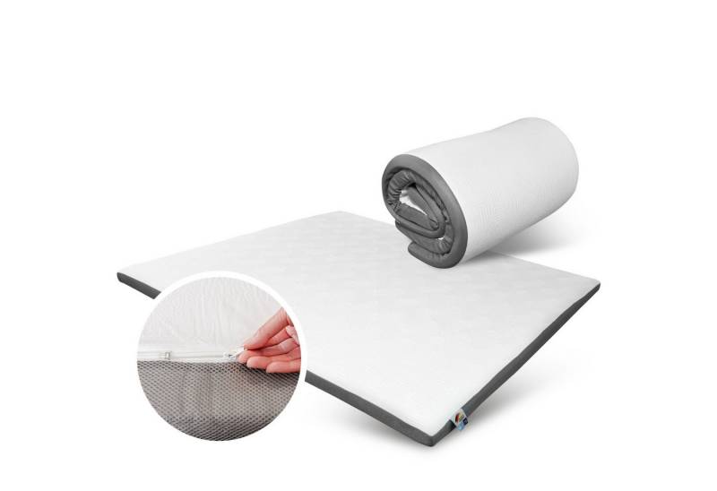 MARQA HOME, Topper Matratzentopper Komfortschicht, Reißverschlüsse, Waschbaren Bezug, Dualsense, (Packung-Set, 1 Tlg), Für alle Betten (Boxspringbett) und Matratzen geiegnet von MARQA HOME