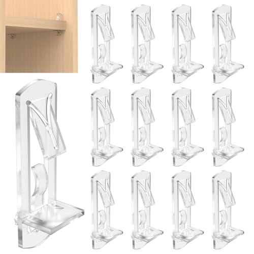 MARRTEUM 40 Stück Kunststoff-Heringe, 6,9 mm, transparent, selbstsichernd, für Heringe mit 6,9 mm Durchmesser x 1,9 cm dicke Regale, Schrank, Möbel, Bücherregale MARRTEUM 40 Stück Kunststoff-Heringe, 6,9 mm, transparent, selbstsichernd, für Heringe mit 6,9 mm Durchmesser x 1,9 cm dicke Regale, Schrank, Möbel, Bücherregale von MARRTEUM