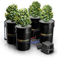 5-Gallon DWC Hydrokultur Toolkit mit 4-Zylindern und 8-W Luftpumpe Mars Hydro von MARS HYDRO