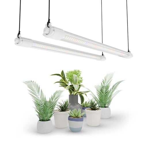 MARS HYDRO VG40 LED Pflanzenlampe, 60cm LED Grow Lampe Vollspektrum für Zimmerpflanzen, Gewaechshaus, Grow Shelves, IP65 wasserdicht Grow Light für Setzlinge Gemüse Blüte Blumen 2 Pack 40W von MARS HYDRO