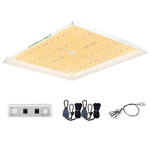 MARS HYDRO TS3000 LED Grow Lampe Grow Light Dimmbar mit IR UV Sunlike Vollspektrum Pflanzenlampen für Zimmerpflanzen Samen Knospe Pflanze Gemüse und Blume Anzüge für 120x120cm, 150x150cm Growzelt von MARS HYDRO