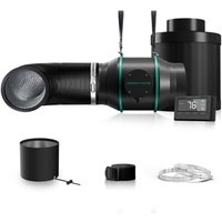 Mars Hydro - 6-Zoll-Inline-Kanalventilator und Kohlefilterkombination mit Thermostatregler von MARS HYDRO