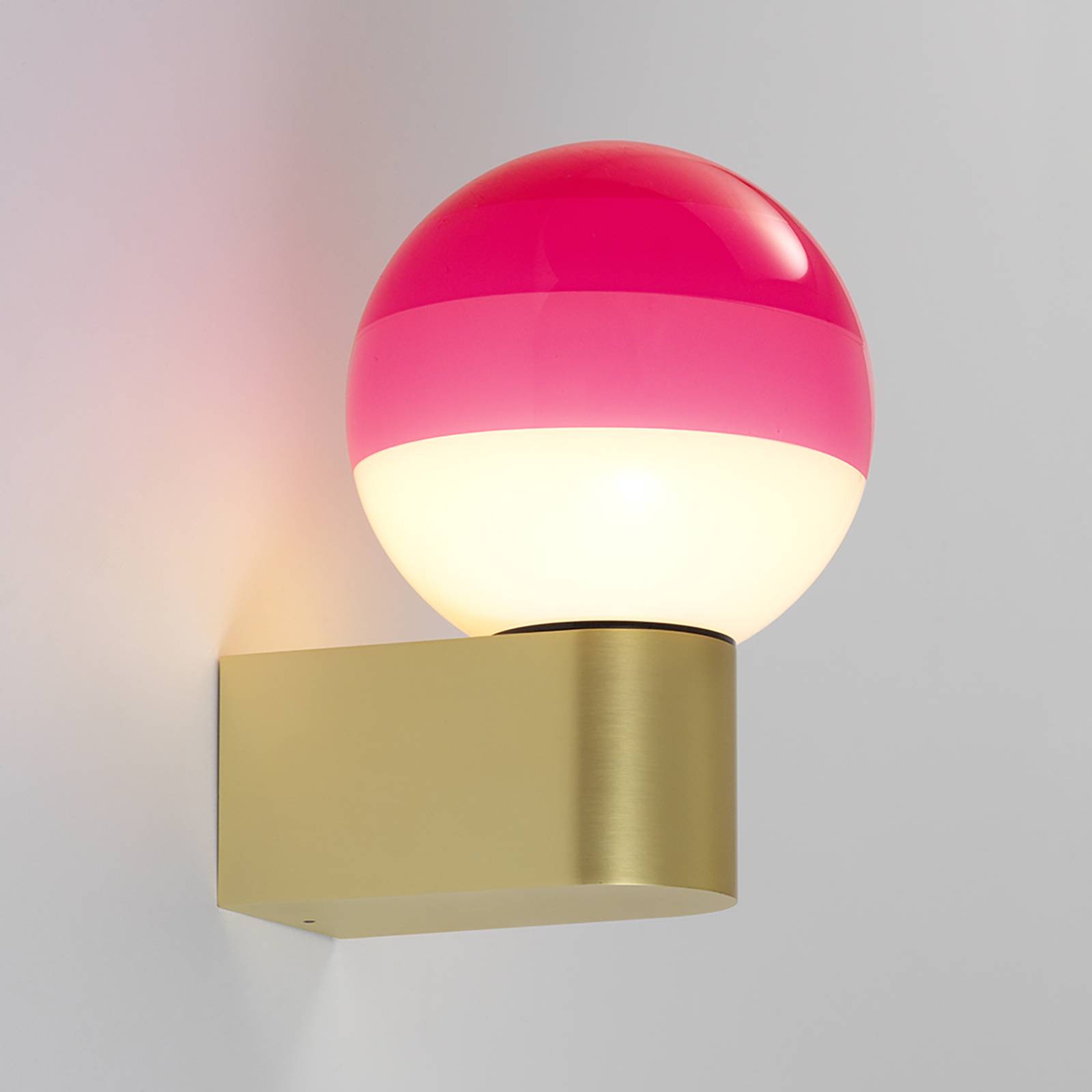 MARSET Dipping Light A1 LED-Wandlampe, rosa/gold von Marset