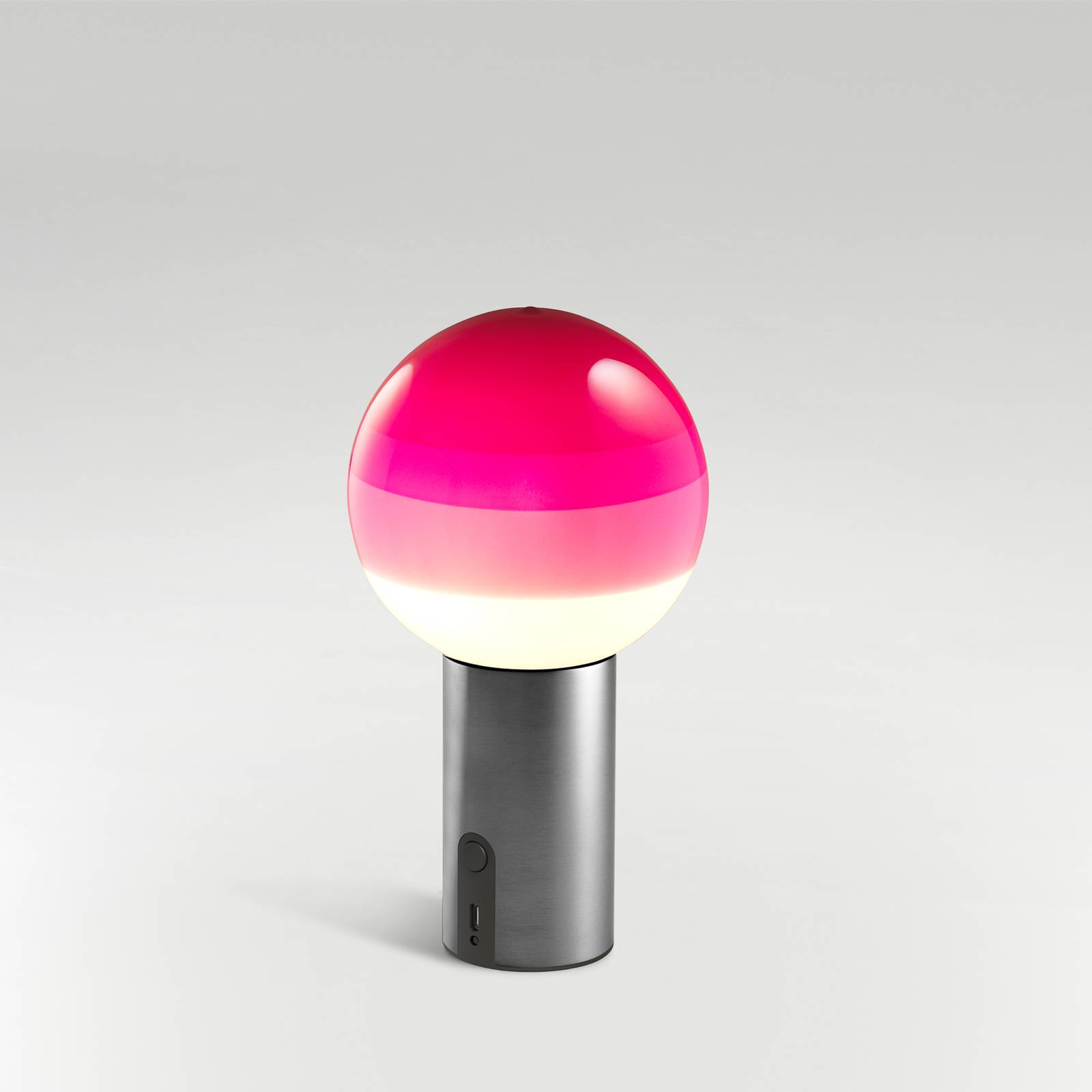 MARSET Dipping Light Akku-Tischlampe rosa/grafit von Marset