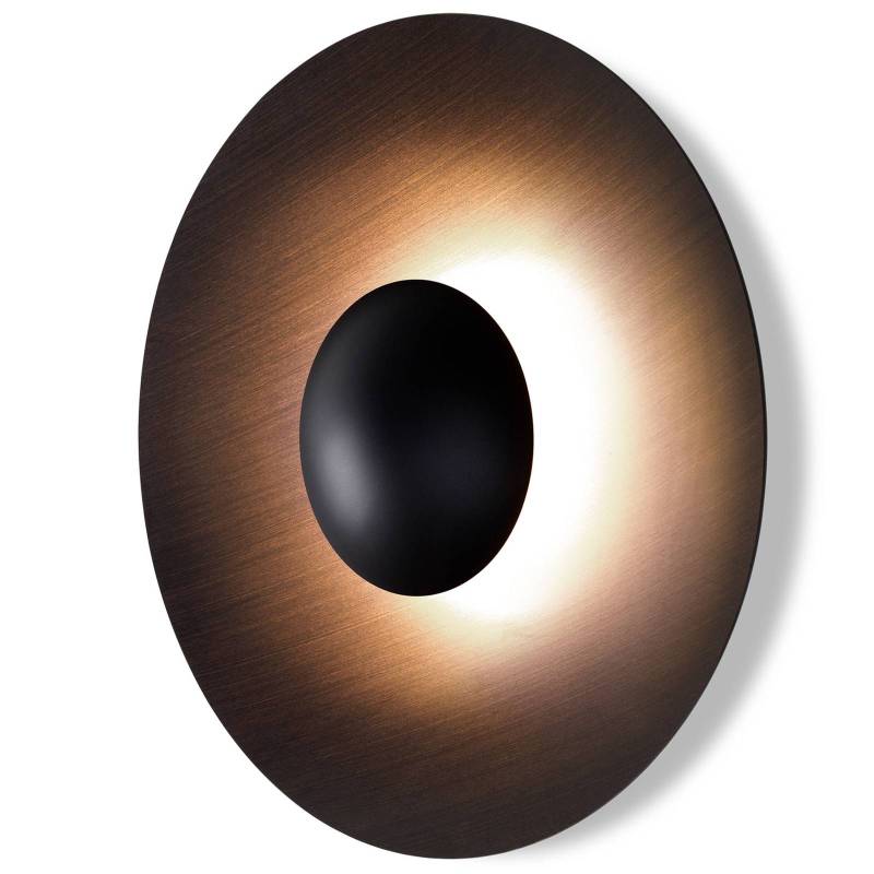 MARSET Ginger 42C LED-Wandlampe Ø42cm braun/braun von MARSET