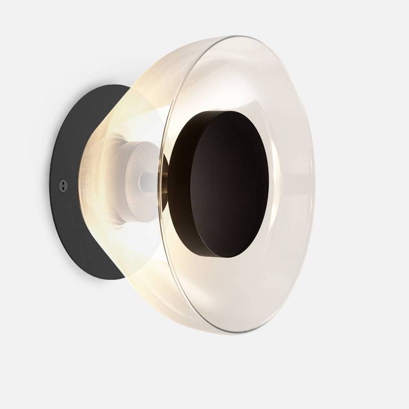 MARSET Treiberabdeckung Aura Disk, schwarz Ø 13 cm Aluminium von MARSET