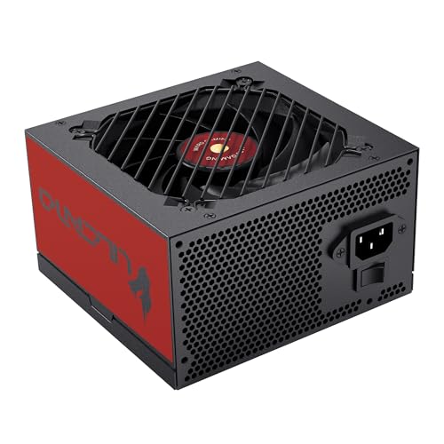 Mars Gaming MPVU750SI, ATX Netzteil 750W, 10 Jahre Garantie, 80 Plus Silver, +87% Effizienz, AI2-RPM, DC-DC und SMD Technologien, Aktives PFC, Japanische Toshin Kyogo Kondensatoren 105º, Rot von Mars Gaming