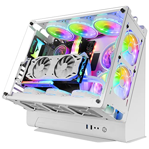 Mars Gaming MCB Weiß, PC Gaming ATX XL Gehäuse, Custom Premium Edition, Modularer Zweikammer Aufbau, MCBW von Mars Gaming
