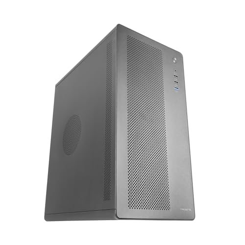Mars Gaming Tacens AEROM, Micro-ATX-PC-Gehäuse, Robuste Metallstruktur mit Frontgitter, 1x Ultraleiser 120mm-Hecklüfter, Unterstützung für bis zu 3 Frontlüfter, Mini-Tower, USB 3.0, Schwarz Mars Gaming Tacens AEROM, Micro-ATX-PC-Gehäuse, Robuste Metallstruktur mit Frontgitter, 1x Ultraleiser 120mm-Hecklüfter, Unterstützung für bis zu 3 Frontlüfter, Mini-Tower, USB 3.0, Schwarz von Mars Gaming