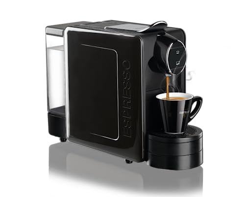 Martello Kaffeemaschine STILISTA - schwarz - exklusiv für MARTELLO Kapseln - 20 bar Pumpendruck - 0,8L Frischwassertank von MARTELLO Cafe