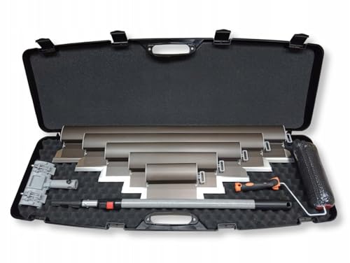 MARTEN TYTANX Spachtelset 5-tlg. mit Alugriff – rostfreie Edelstahlklingen 0,3 mm – inkl. Teleskopstange, Adapter, Walze – Profiwerkzeug im Koffer MARTEN TYTANX Spachtelset 5-tlg. mit Alugriff – rostfreie Edelstahlklingen 0,3 mm – inkl. Teleskopstange, Adapter, Walze – Profiwerkzeug im Koffer von MARTEN