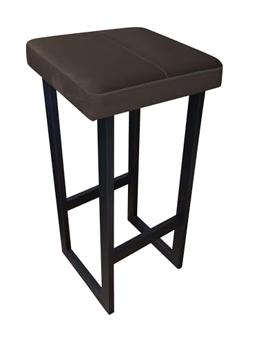 MARTHOME Barhocker Loft Stil Samtbezug Pet Proof, Höhenverstellbar 60/75/90 cm, mit Fußstütze, Robuste Metallkonstruktion, Pulverbeschichtet Schwarz, Hocker, Barstuhl- Wasserabweisend MARTHOME Barhocker Loft Stil Samtbezug Pet Proof, Höhenverstellbar 60/75/90 cm, mit Fußstütze, Robuste Metallkonstruktion, Pulverbeschichtet Schwarz, Hocker, Barstuhl- Wasserabweisend von MARTHOME