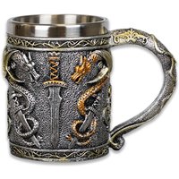 Becher aus Harz "Drachenschwert". von MARTINEZ ALBAINOX