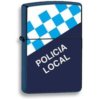 Blaues Feuerzeug der örtlichen Polizei von MARTINEZ ALBAINOX