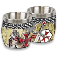 Ritter Ritter Harz Schnapsglas Templer von MARTINEZ ALBAINOX