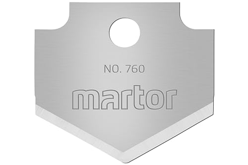 MARTOR 10 x SPITZKLINGE, Ersatzklingen Skalpell, 19 mm, Scharf, Im Spender, 2-fach Nutzbar, NR. 760 von MARTOR