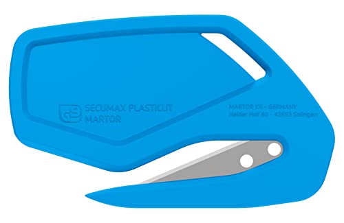 MARTOR 10 x Sicherheitsmesser, Verdeckte Klinge, SECUMAX PLASTICUT, Profi Cuttermesser, Leicht, Kunststoff, Rechts- & Linkshänder, GS Geprüft von MARTOR