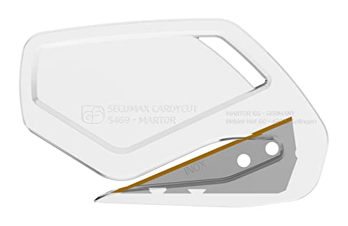 MARTOR 10 x Sicherheitsmesser, Verdeckte Klinge, Secumax Cardycut, Profi Cuttermesser, Leicht, Kunststoff, Rechts- Und Linkshänder, GS Geprüft von MARTOR