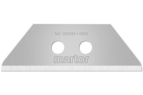 MARTOR 10 x TRAPEZKLINGE, Ersatzklingen Cuttermesser, Sicherheitsmesser, 19 mm, Scharf, Im Spender, 2-fach Nutzbar, NR. 160099 MARTOR 10 x TRAPEZKLINGE, Ersatzklingen Cuttermesser, Sicherheitsmesser, 19 mm, Scharf, Im Spender, 2-fach Nutzbar, NR. 160099 von MARTOR