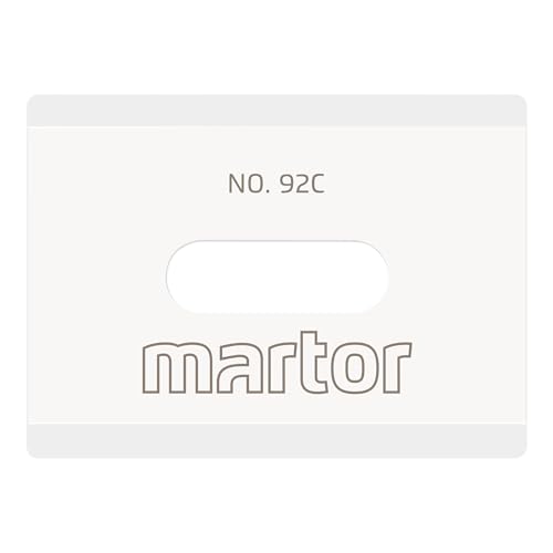 MARTOR 2 x KERAMIKKLINGE, Ersatzklingen Cuttermesser, Sicherheitsmesser, 18,5 mm, Scharf, 4-fach Nutzbar, NR. 92C von MARTOR