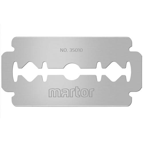 MARTOR 700 x INDUSTRIEKLINGE, Ersatzklingen Cuttermesser, Sicherheitsmesser, 22 mm, Scharf, Im Spender, 2-fach Nutzbar, NR. 35010 von MARTOR