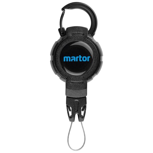 MARTOR TOOL RETRACTOR 9960 - Robuste Kevlarschnur 90 cm - Quick Connect System - Sicherer Halt für Schneidwerkzeuge - Sicherheitsmesser Zubehör von MARTOR