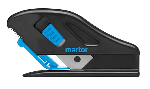 MARTOR SECUMAX MOBILEX Sicherheitsmesser, Schnitttiefenversteller, verdeckte Klinge für maximale Sicherheit, 2-10 mm einstellbar, Folie, Papier, Schaumstoff uvm. (lose) von MARTOR