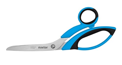 MARTOR Schere, Scharfe Sicherheitsschere, SECUPLUS 564, Extra Lange Schneide, Rostfreier Stahl, Rechts- & Linkshänder von MARTOR