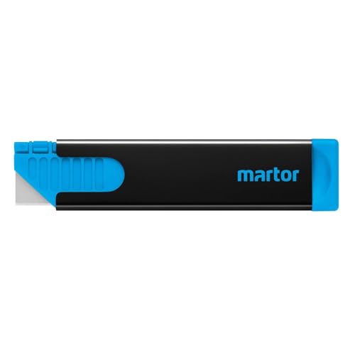 MARTOR Sicherheitsmesser SECUNORM HANDY mit INDUSTRIEKLINGE 45 (mit Klingeneinzug - Ergonomisches Design) 445.02 von MARTOR