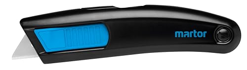 MARTOR Sicherheitsmesser mit abgerundeter Trapezklinge, Klingeneinzug, SECUPRO MEGASAFE, Profi Cuttermesser, Aluminium, Rechts- & Linkshänder, Logistik, GS Geprüft MARTOR Sicherheitsmesser mit abgerundeter Trapezklinge, Klingeneinzug, SECUPRO MEGASAFE, Profi Cuttermesser, Aluminium, Rechts- & Linkshänder, Logistik, GS Geprüft von MARTOR