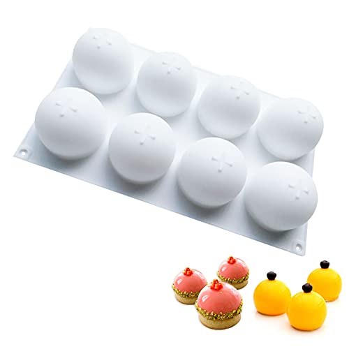 Silikonform Kugel, Silikonform Halbkugel Backform, Silikonform Kugel Schokolade, Bonbon- & Schokoladenformen, Runder Silikonform zur Herstellung von Schokolade, Kuchen, Gelee, Dome-Mousse Silikonform Kugel, Silikonform Halbkugel Backform, Silikonform Kugel Schokolade, Bonbon- & Schokoladenformen, Runder Silikonform zur Herstellung von Schokolade, Kuchen, Gelee, Dome-Mousse von MARUKO