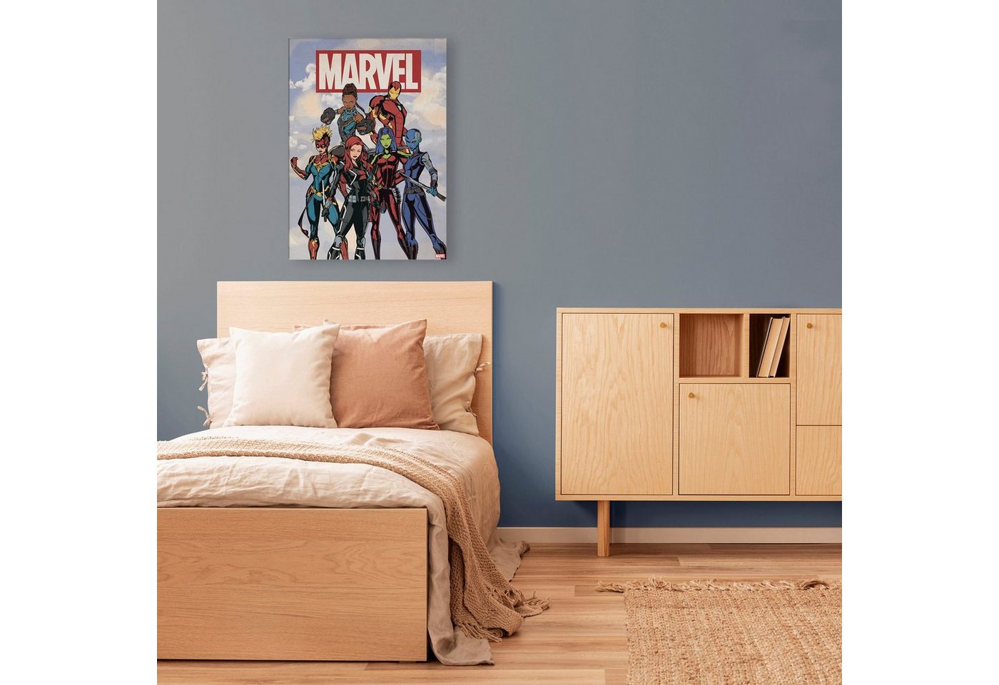 MARVEL Leinwandbild Marvel Avengers group, (1 St) von MARVEL
