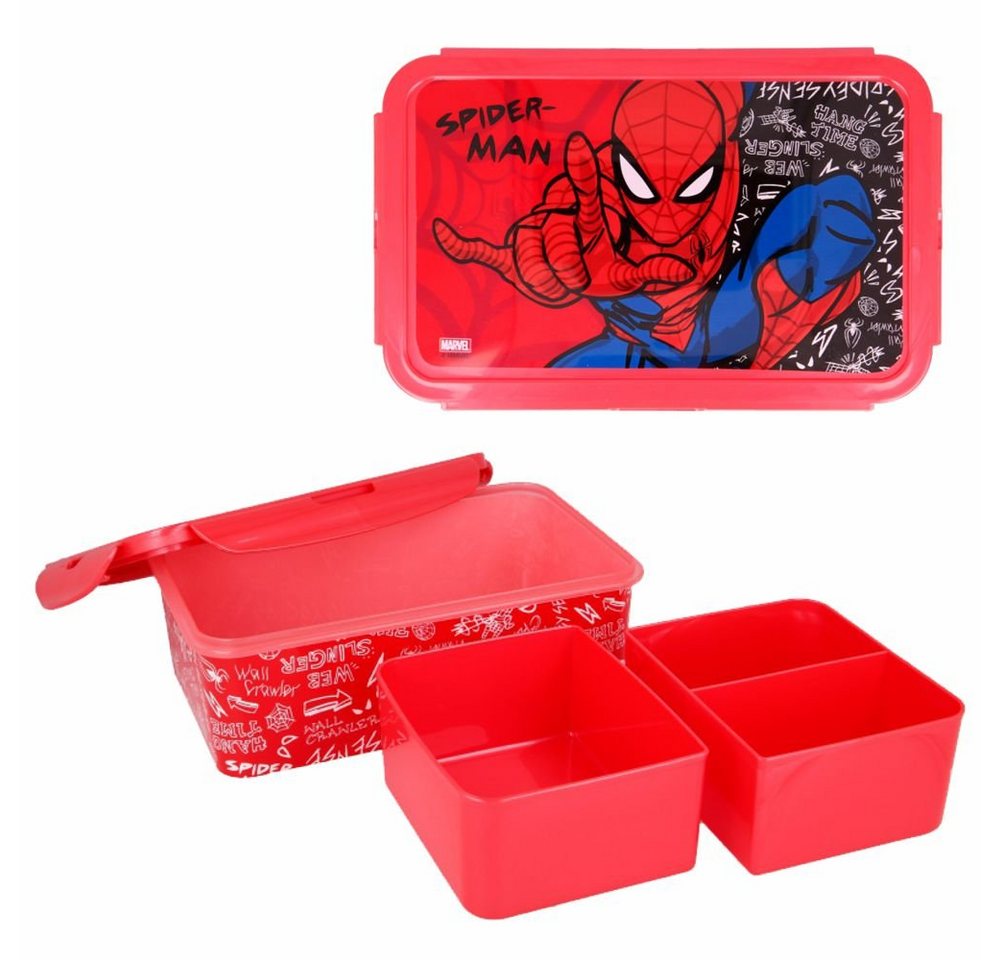 MARVEL Lunchbox Brotdose Marvel Spiderman Lunch to Go Kinder Vesper Dose von MARVEL