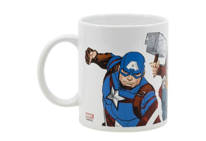 MARVEL Tasse Marvel Avengers Kaffeetasse Teetasse Geschenkidee 330 ml, Keramik von MARVEL