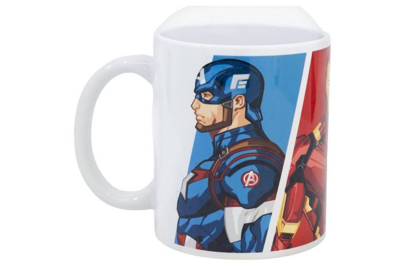 MARVEL Tasse Marvel Avengers Kaffeetasse Teetasse Geschenkidee 330 ml, Keramik von MARVEL