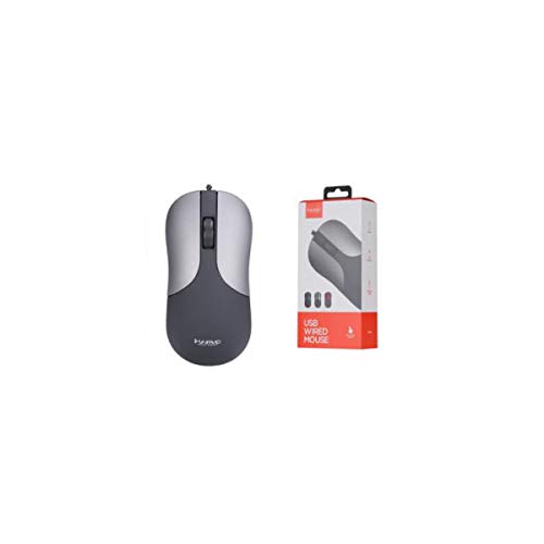 Marvo Office DMS002GY Optische Maus, kabelgebunden, 3 Tasten, 3DPI: 1200, 3 Millionen Klicks, Grau Marvo Office DMS002GY Optische Maus, kabelgebunden, 3 Tasten, 3DPI: 1200, 3 Millionen Klicks, Grau von MARVO